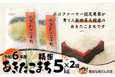 Ｒ6年産「あきたこまち精米１０ｋｇ」（5kg×2袋） 100P9050