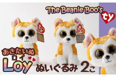 Tyぬいぐるみ秋田犬Loy(ロイ)　2個セット 35P7303