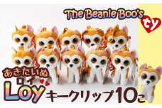Tyぬいぐるみ秋田犬Loy(ロイ)　キークリップ10個セット 105P7304