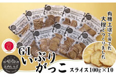 比内ヒルズGIいぶりがっこスライス100ｇ×10袋 95P5701