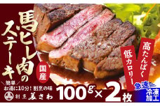 【焼成済み湯せんするだけ！】馬ヒレ肉のステーキ100ｇ×2枚 95P2901