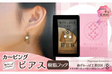 テレビで紹介された女性の伝統工芸士が作りました！【曲げわっぱアクセサリー】カービングタイプ　ピアス樹脂フックタイプ 65P6019 /  東北 秋田 大館 曲げわっぱ まげわっぱ マゲワッパ イヤリング ピアス アクセサリー 木製品 天然杉 工芸品 伝統的工芸品 伝統工芸品 木製 木製品 日本製 秋田杉 木 軽量 シンプル 職人 贈り物 贈答品 ギフト プレゼント 記念日 誕生日 祝い 