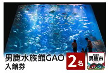 男鹿水族館GAOペア入館券 2名分 秋田県 ガオ 日本海 ペア