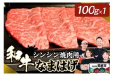 和牛なまはげ シンシン焼肉用 100g 大進農場