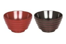 川連漆器 夫婦椀 リーニュ【(株)阿部健吉商店】[C5302]