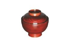 川連漆器 国産本欅木地呂雑煮椀【遠田漆器店】[C6103]