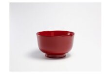川連漆器 燻椀 IBURIWANCO 羽反椀 朱【秋田県漆器工業協同組合】[M5401]