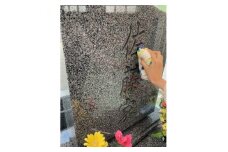 お墓お掃除代行 リピーター様多数 プロにお任せください【有限会社仏壇と墓石の宝輪】[B5-10501]