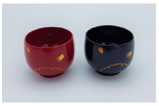 ぐいのみ雪月花ペア【丸利漆工所】[B6-5701]