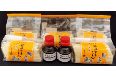 稲庭古来うどん 2,000g短寸セットつゆ付き【(有)稲庭古来堂】[B1-1402]