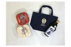 味噌醤油セット・エコバッグ付き【(有)石孫本店】[B21-4001]