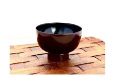 川連漆器 本溜内黒鉄鉢椀【(株)佐藤商事】[B1-5502]