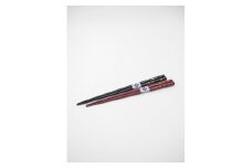 川連漆器 夫婦箸吹寄せ蒔絵木箱入【(株)阿部健吉商店】[H5-5305]