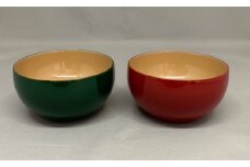 川連漆器 姫小鉢(2入)【山忠漆器】[H6404]