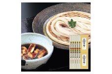 いなにわ手綯うどん比内地鶏つゆ詰合せ 贈答用木箱【RZ-30】【(株)寛文五年堂】[M0702]