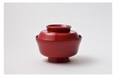 川連漆器 たなごころ 汁椀 小皿セット【秋田県漆器工業協同組合】[B5-5402]