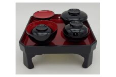 川連漆器 御喰い初めセット【丸利漆工所】[Q9-5701]