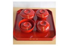 川連漆器 御神前 膳椀組【山田漆器店】[F5606]