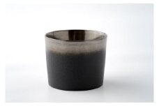 川連漆器 銀彩ロックカップ【漆工房 攝津】[D8-6301]