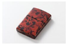 川連漆器 琥珀塗カードケース【漆工房 攝津】[O6301]