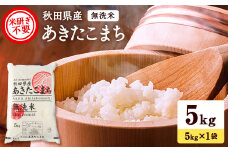 秋田県産あきたこまち 5kg 無洗米 令和6年産 新米 あきたこまち 米 ふるさと納税 ふるさと 人気 ランキング 【こまち農業協同組合】[B5-2501]