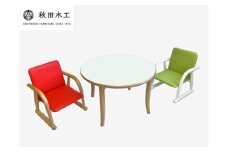 【秋田木工】キッズチェア「ゆざわっこ」【かわいい・カラフル・丈夫】【秋田木工(株)】[O7401]