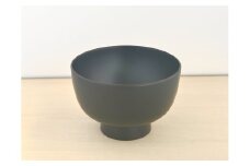 川連漆器 銀溜 鉄鉢椀【(株)佐藤商事】[B4-5502]