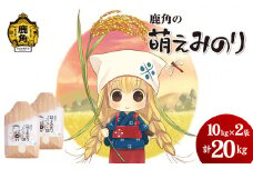 令和6年産 特別栽培米「萌えみのり」乾式無洗米 20kg（10kg×2袋）【安保金太郎商店】 無洗米 米 白米 精米 お米 国産 グルメ お米マイスター ギフト 高品質 厳選 秋田県産 鹿角市産 秋田県 秋田 あきた 鹿角市 鹿角 かづの 産地直送