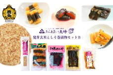 発芽玄米としそ巻漬物セットB【あらとまい農場】詰め合わせ 漬物 ご飯のお供 おかず 米 お米 おこめ 県産米 国産米 生活 応援米 お中元 お歳暮 新生活 グルメ ギフト 故郷 秋田 あきた 鹿角市 鹿角 送料無料