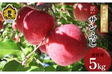 《 先行予約 》秋田県鹿角産りんご 訳あり「サンふじ」家庭用 約 5kg ●2025年11月中旬発送開始 【アグリTakko】フジ ふじ 数量限定 リンゴ 完熟 旬 県産りんご お中元 お歳暮 グルメ ギフト 故郷 秋田 あきた 鹿角市 鹿角 送料無料 