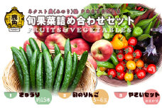 《先行予約》令和7年産 ネクスト農（みのり）塾 PRESENTS 旬果菜詰め合わせセット「きゅうり／旬のりんご／旬の野菜」【優作ファーム】●2025年9月中旬発送開始 野菜 旬 果物 くだもの フルーツ 食べ比べ セット 詰め合わせ 贅沢 特産 国産 鹿角産 秋田県 秋田 あきた 鹿角市 鹿角 かづの ギフト プレゼント