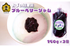 無添加 低糖 ブルーベリージャム 150g × 3個セット【かづの精果園】 ブルーベリー 砂糖不使用 無添加 低糖 ジャム 安心 安全 自然派 ギフト 秋田県 秋田 あきた 鹿角市 鹿角 かづの 小分け パウチ 