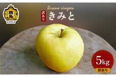 秋田県鹿角産 りんご 訳あり 「 きみと 」約 5kg（ 18～20玉 ）【平野りんご園】 食感 果汁 林檎 完熟 蜜入り 旬 県産りんご お中元 お歳暮 贈り物 お見舞い グルメ ギフト 故郷 秋田 あきた 鹿角市 鹿角 送料無料