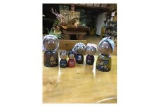 みちのくファミリーこけし 2個セット（中） 創作こけし 工芸品 こけし オリジナル 置物 家族 木製 伝統 プレゼント 和雑貨 日本土産 インテリア オブジェ民芸 工房 手作業 秋田 潟上市 人気 おすすめ ランキング【鷺舞工房】