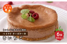 きいちごベイクドチーズケーキ 6個セット