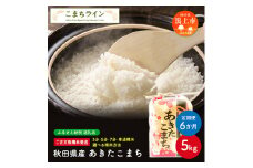 《 定期便 》 《新米先行予約開始》 新米 選べる精米 三分つき あきたこまち 5kg × 6ヶ月 半年 白米 玄米 分づき 米 一等米 返礼品 こめ コメ 5キロ 6回 グルメ 故郷 ふるさと 納税 秋田 潟上市 一人暮らし 【こまちライン】