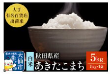 5kg（5kg×1袋）大手有名百貨店出荷米 あきたこまち【白米】令和6年産 米 お米