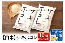 米【白米】サキホコレ 10kg （5kg×2袋）