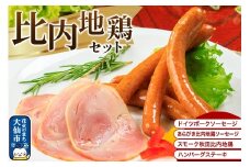 嶋田ハム 比内地鶏セット ソーセージ・ハム・ハンバーグ