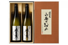 飛良泉 山廃のいづみセット（純米酒＆本醸造1.8L×2本 日本酒 純米酒 秋田）