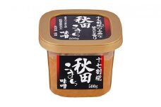 【定期便】隔月×6回 1年分 無添加 秋田こまち味噌(500g×2パック/1回)