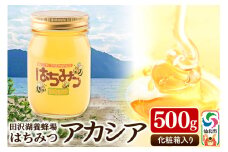秋田県産はちみつ アカシア500g 化粧箱入り 田沢湖養蜂場