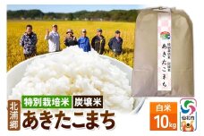 【特別栽培米 炭壌米 あきたこまち】令和7年産 新米 先行受付 白米 10kg
