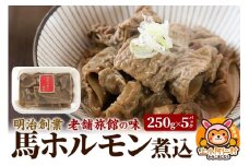 馬ホルモン煮込1.25kg(250g×5) 総菜 冷凍 おつまみ 馬肉
