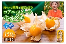 《冷蔵》コアニ・スイーツホオズキ 150g 殻付き 生食用 ほおずき ゴールデンベリー スーパーフード たじゅうろう農園