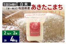 あきたこまち 白米 4kg（2kg×2袋） 直前精米 秋田県産 令和5年産