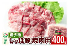 かわい農場「中ヨークシャー交雑種」モモ焼肉用 400g しっぽ豚