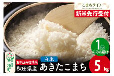 《新米先行受付》【白米】あきたこまち 5kg 秋田県産 令和7年産  こまちライン
