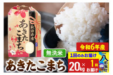 あきたこまち 20kg【無洗米】令和6年産 秋田県産 こまちライン