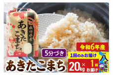 あきたこまち 20kg【5分づき】令和6年産 秋田県産 こまちライン